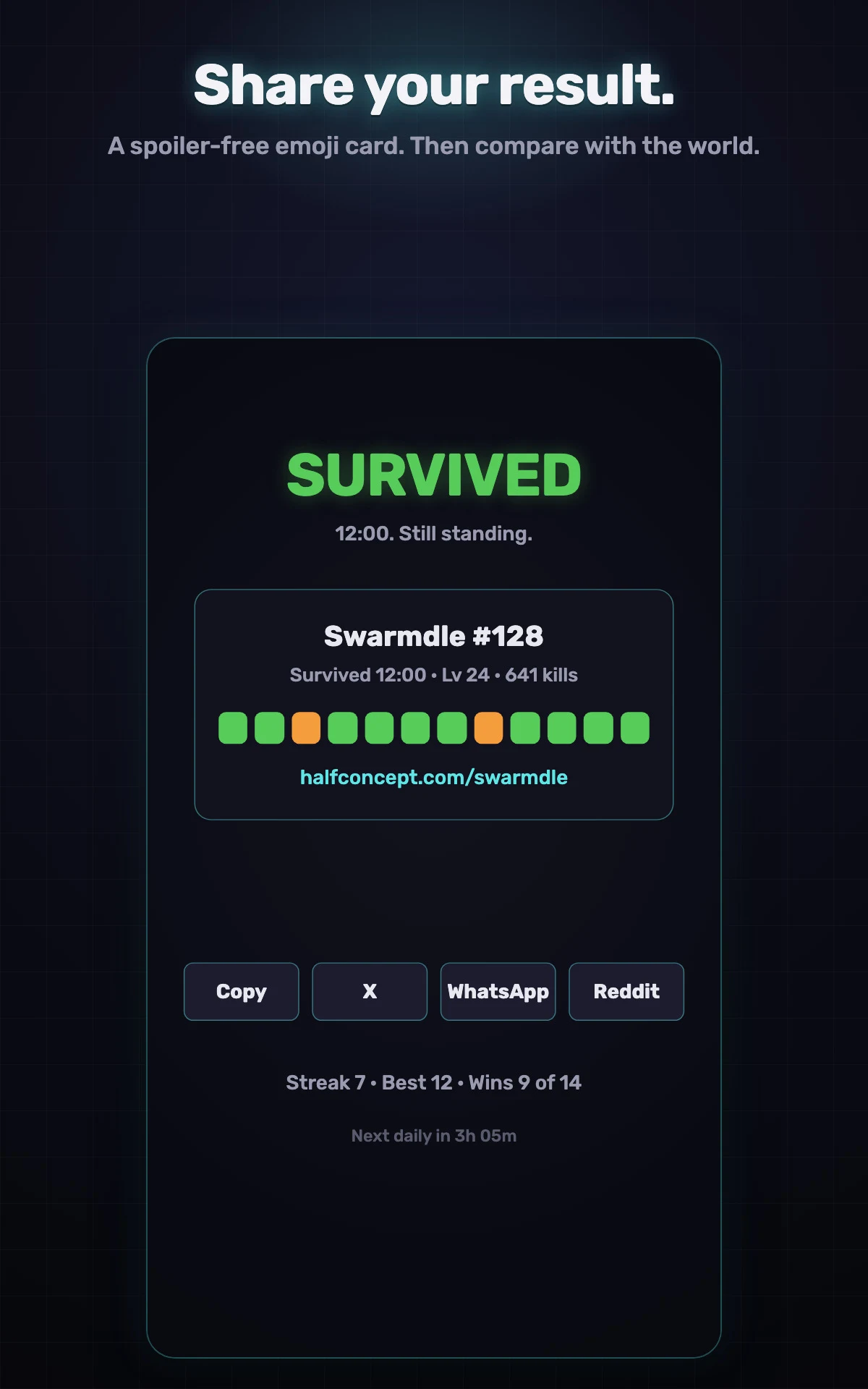 Swarmdle screenshot